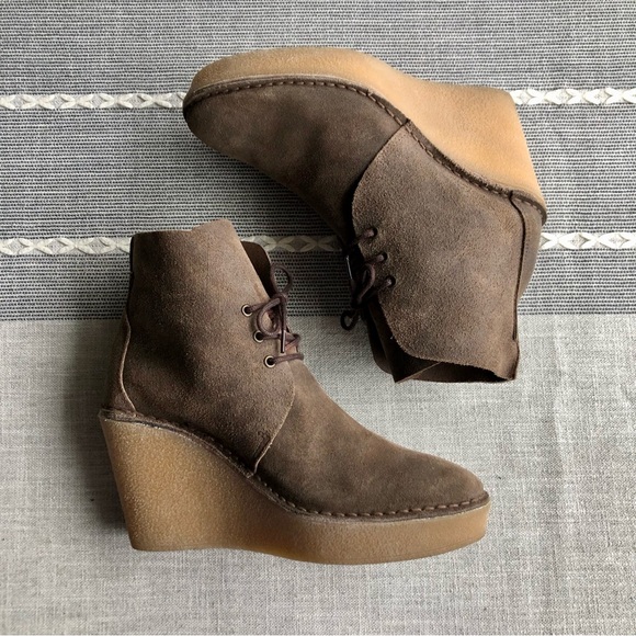 Designer Pierre Hardy Desert Chukka Platform Wedge Booties in Women’s Size 38 - Picture 3 of 7